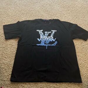 Louis Vuitton Black Logo Tee Size Xl